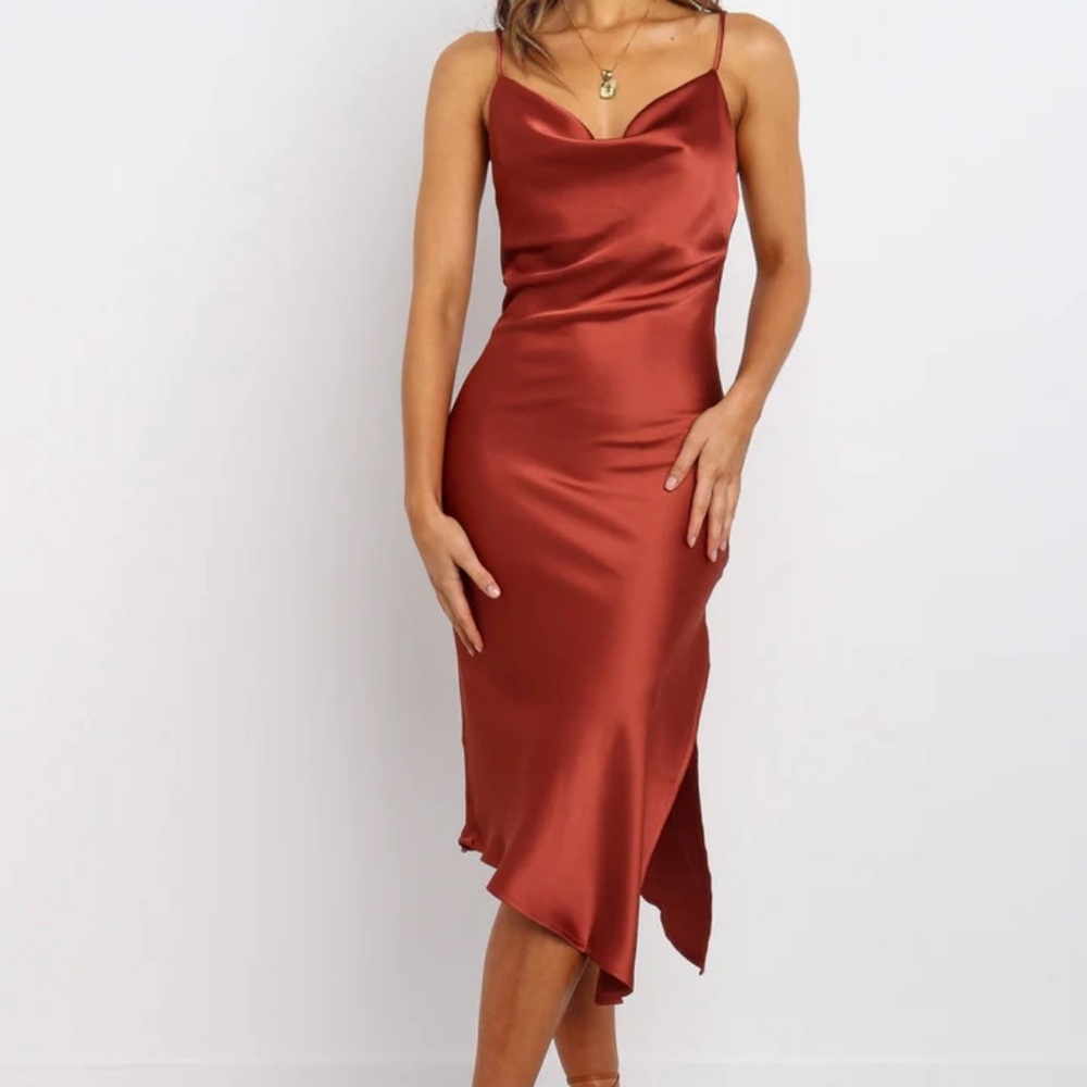 Petal + Pup Cyprus Dress Rust Women’s 10
